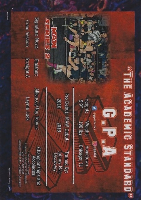 “The Academic Standard” G.P.A