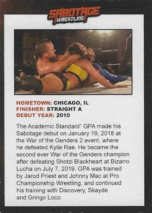 GPA trading card PW Catalog