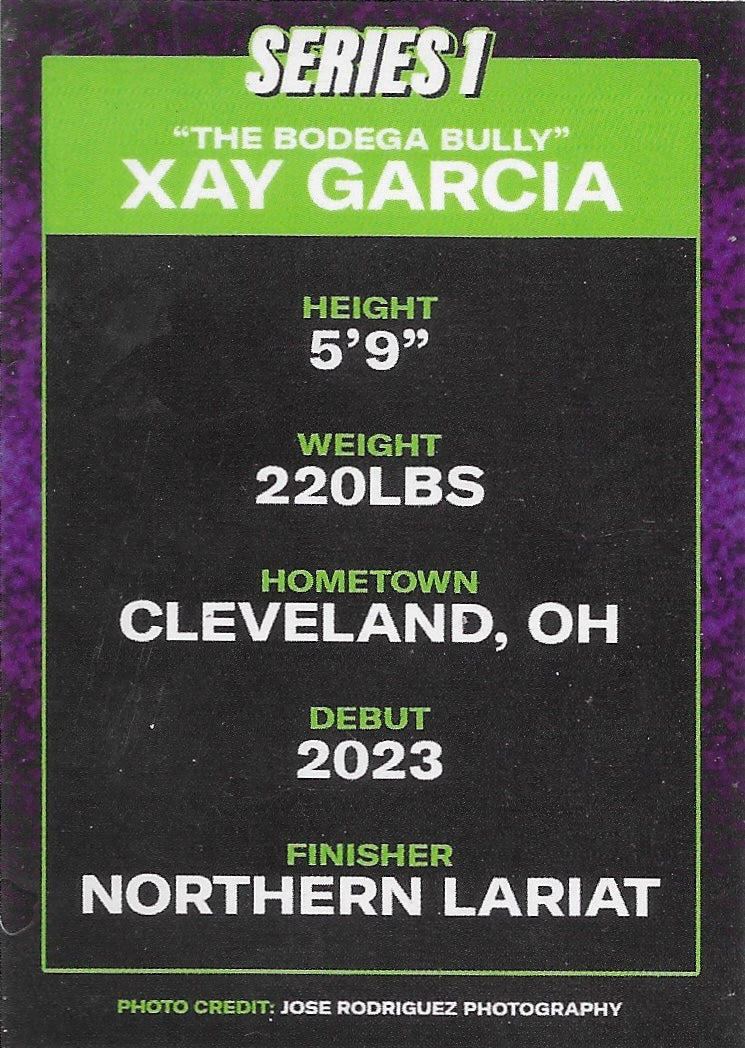 “The Bodega Bully” XAY Garcia trading card PW Catalog