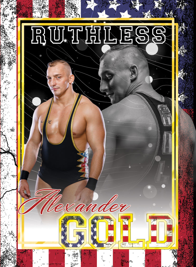 “The Ruthless” Alexander Gold trading card PW Catalog
