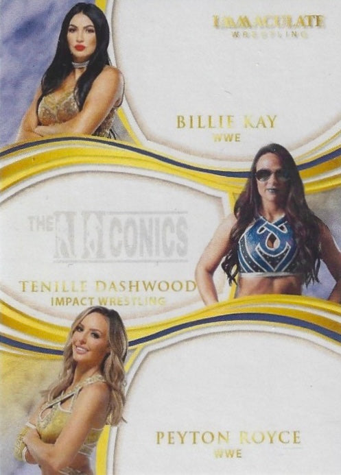 The Triiiconics – Billie KAY / Tenille Dashwood / Peyton Royce trading card PW Catalog