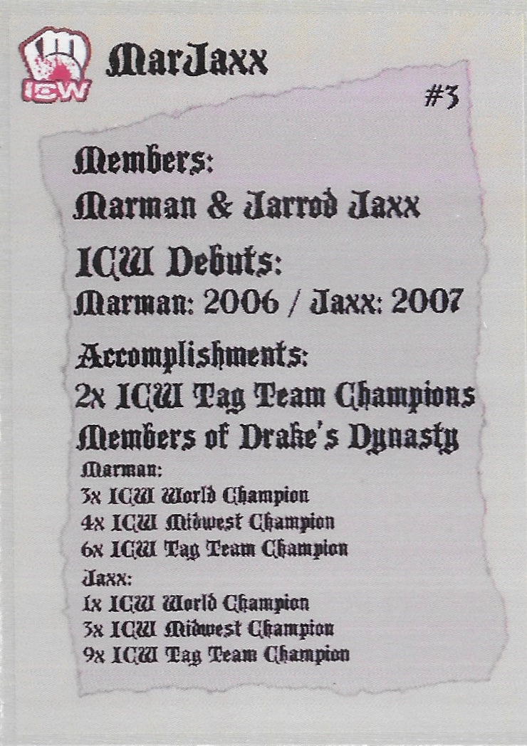 Jarrod Jaxx & the MAR Man – Marjaxx