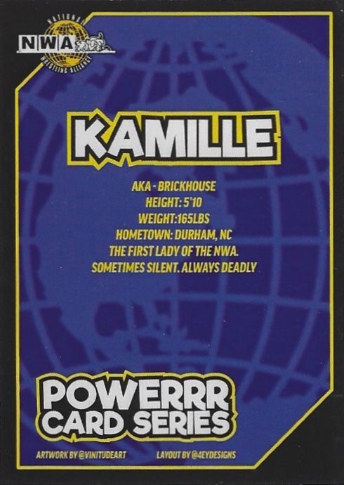 Kamille trading card PW Catalog