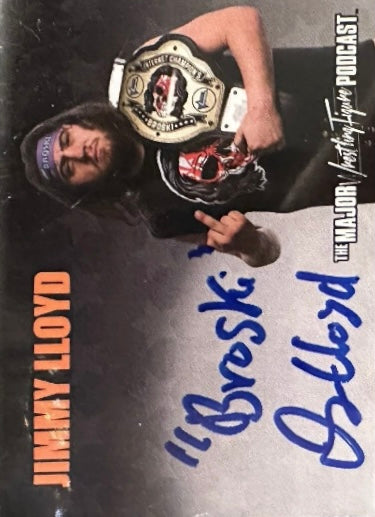 Jimmy Lloyd trading card PW Catalog
