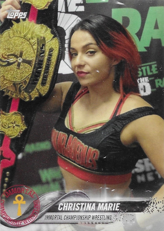Christina Marie trading card PW Catalog