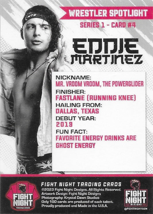 MR. Vroom Vroom Eddie Martinez trading card PWcatalog