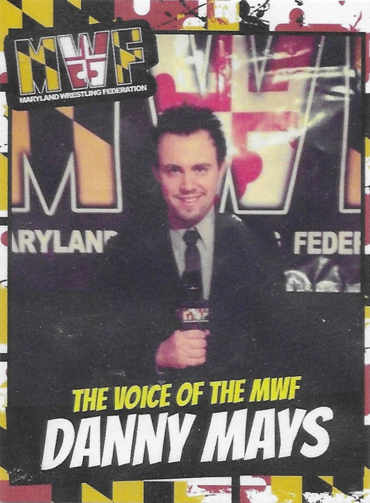 The Voice of the MWF Danny Mays trading card PW Catalog