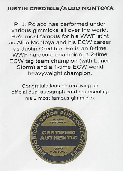 Justin Credible / Aldo Montoya