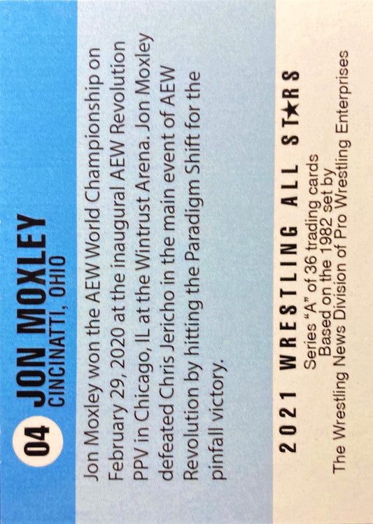 JON Moxley trading card PW Catalog