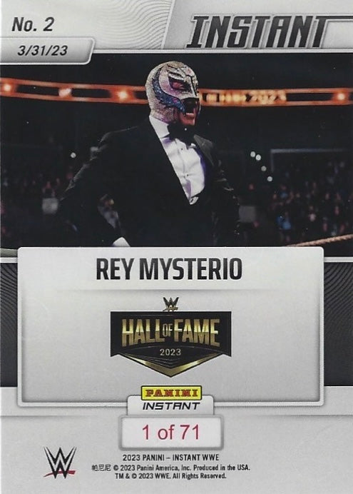 REY Mysterio – WWE Hall of Fame Class of 2023 trading card PW Catalog