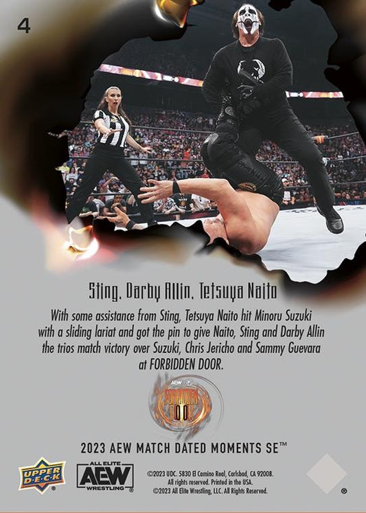 Sting, Darby Allin, Tetsuya Naito – Sting, Darby Allin, Tetsuya Naito Defeat LE Suzuki Gods in Trios Action - image 2