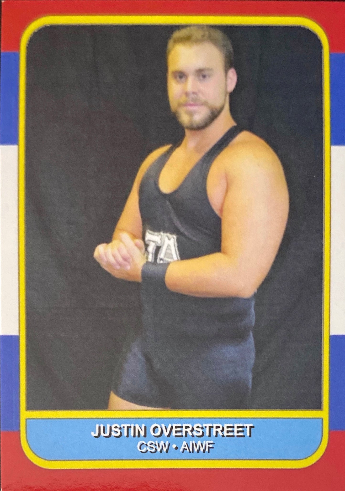 Justin Overstreet trading card PW Catalog