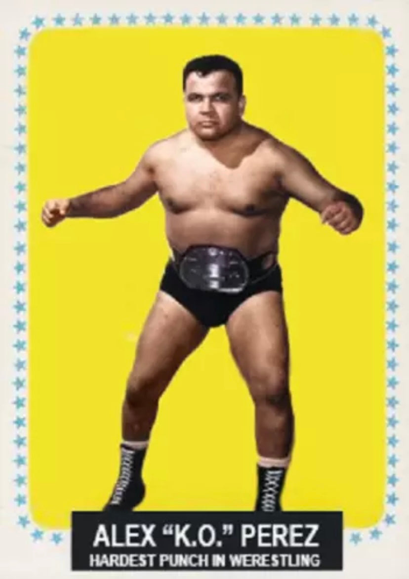 Alex “K.O.” Perez trading card PW Catalog