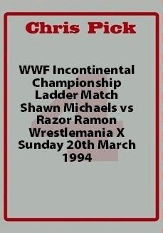 Shawn Michaels vs Razor Ramon