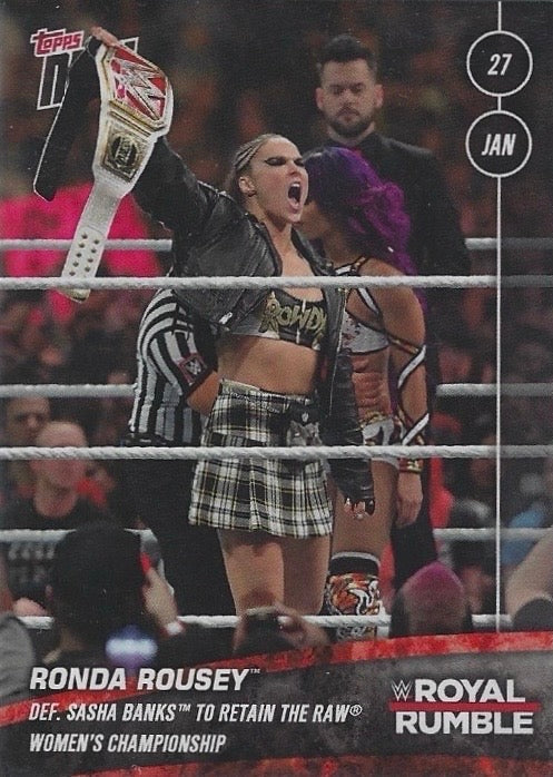 Ronda Rousey DEF. Sasha Banks to Retain the RAW Women’s Championship