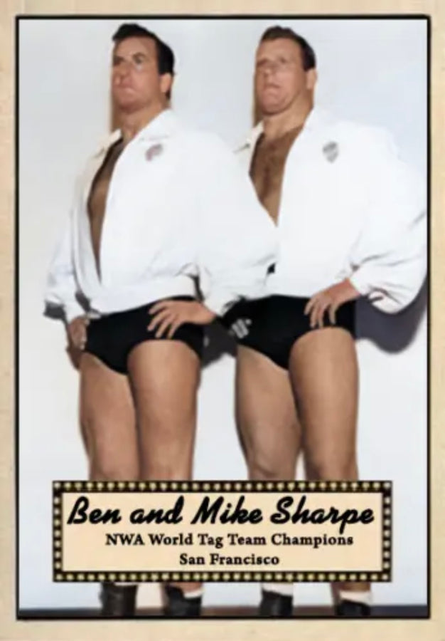 BEN and Mike Sharpe trading card PW Catalog