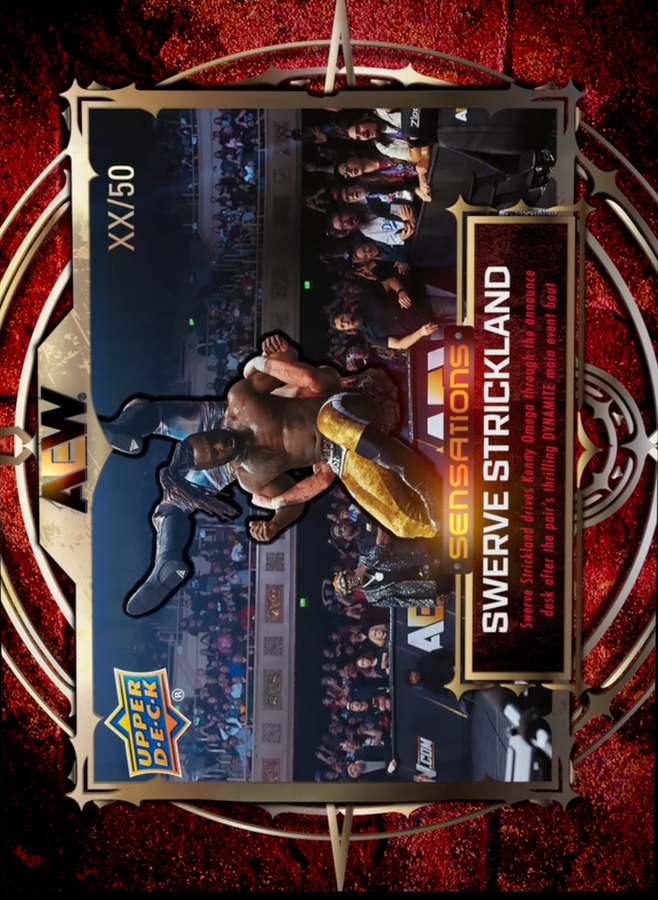 FEB. 18, 2026 – Swerve Strickland – Swerve Strickland Drives Kenny Omega Through the Announce Desk After the Pair’s Thrilling Dynamite Main Event Bout