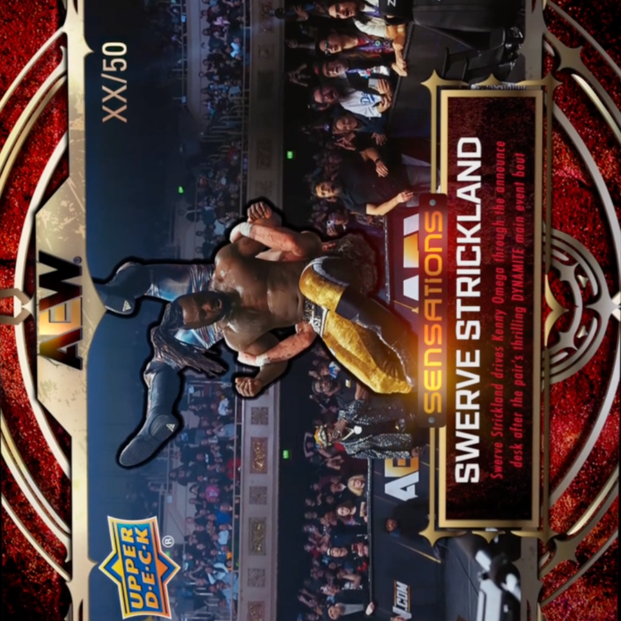 FEB. 18, 2026 – Swerve Strickland – Swerve Strickland Drives Kenny Omega Through the Announce Desk After the Pair’s Thrilling Dynamite Main Event Bout