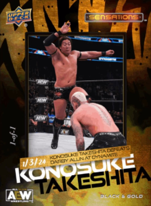 1/3/24 – Konosuke Takeshita – Konosuke Takeshita Defeats Darby Allin at Dynamite
