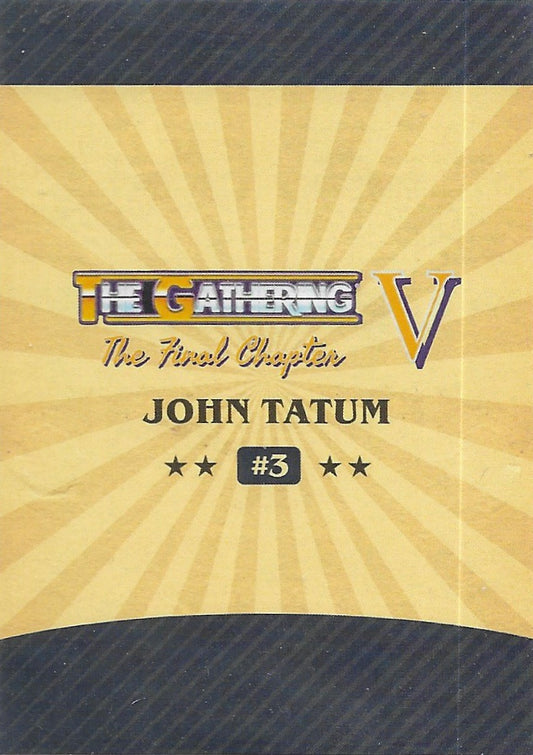 John Tatum trading card PW Catalog