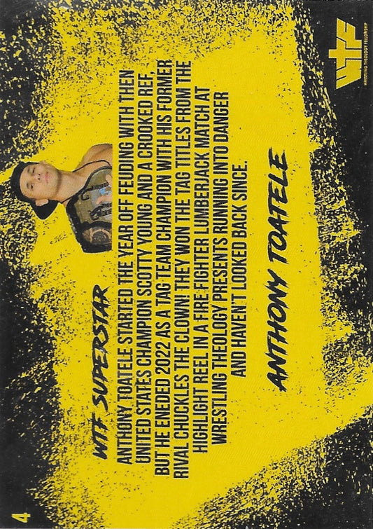 Anthony Toatele trading card PW Catalog