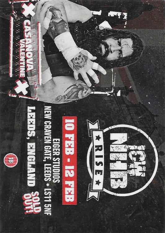 Casanova Valentine trading card PW Catalog