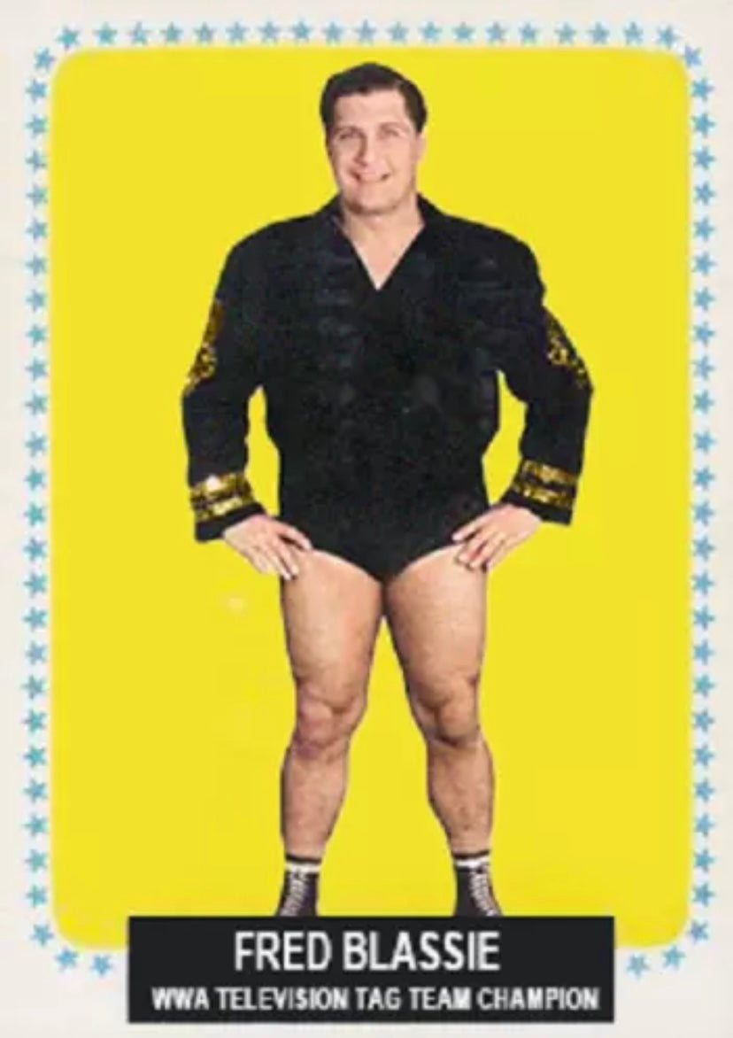 Fred Blassie trading card PW Catalog