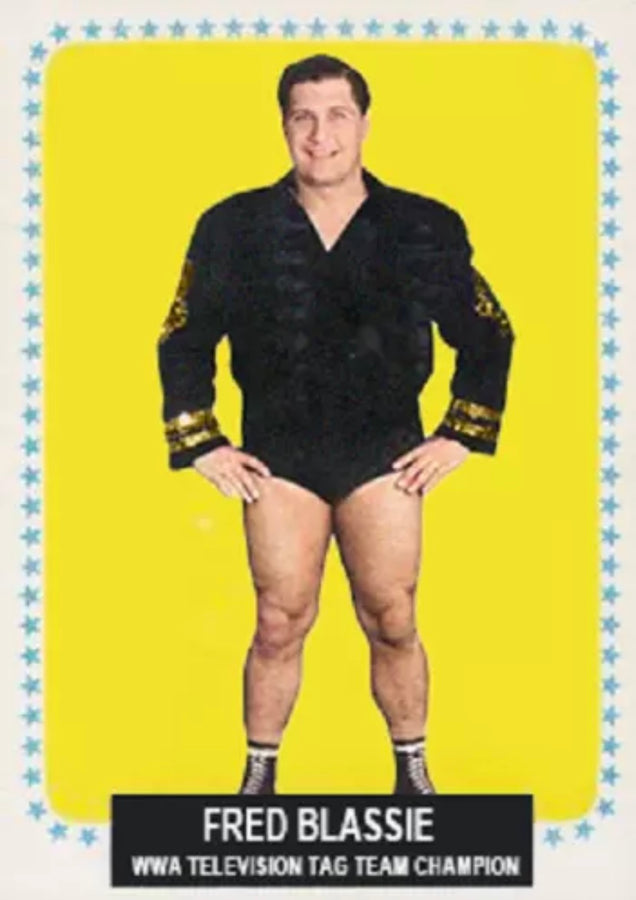 Fred Blassie trading card PW Catalog