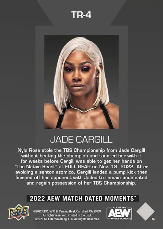 Top Ranked – Jade Cargill trading card PW Catalog
