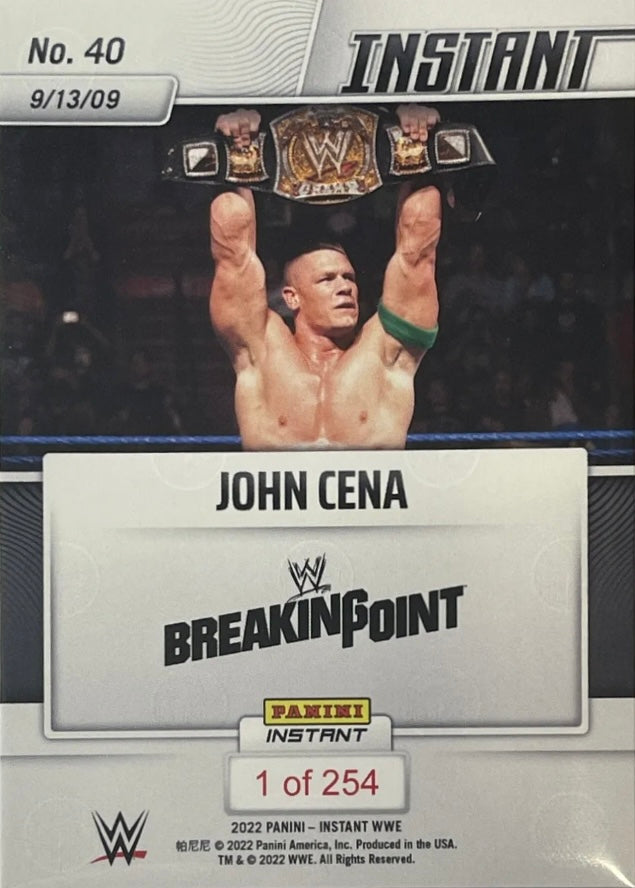 John Cena – Cena Recaptures WWE Championship in ‘I Quit’ Match