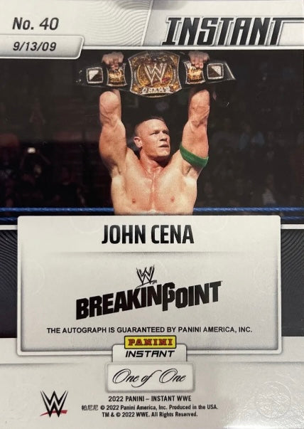 John Cena – Cena Recaptures WWE Championship in ‘I Quit’ Match