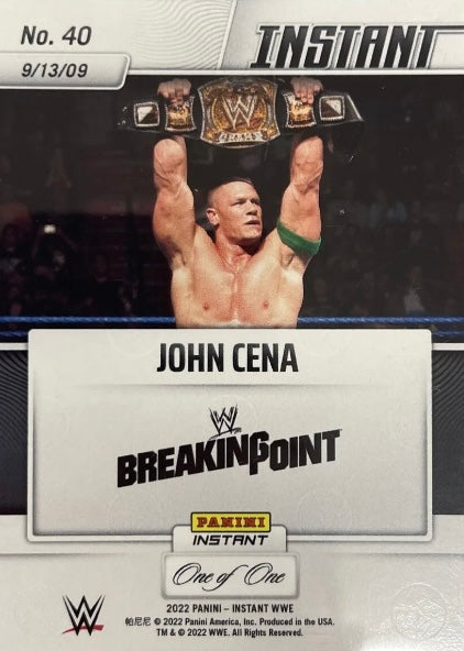 John Cena – Cena Recaptures WWE Championship in ‘I Quit’ Match
