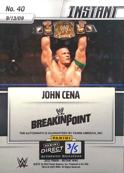 John Cena – Cena Recaptures WWE Championship in ‘I Quit’ Match
