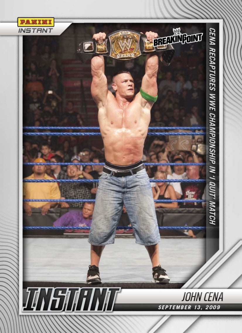 John Cena – Cena Recaptures WWE Championship in ‘I Quit’ Match