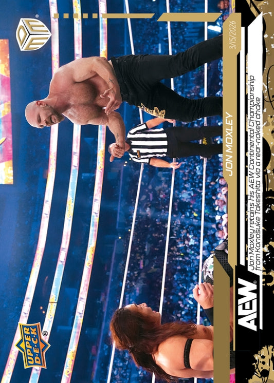 JON Moxley – JON Moxley Retains HIS AEW Continental Championship From Konosuke Takeshita VIA a Rear-Naked Choke