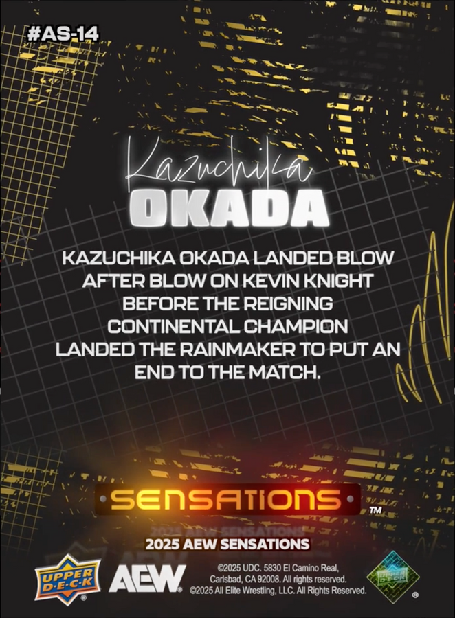 5/7/25 – Kazuchika Okada – Kazuchika Okada Defeats Kevin Knight at Dynamite