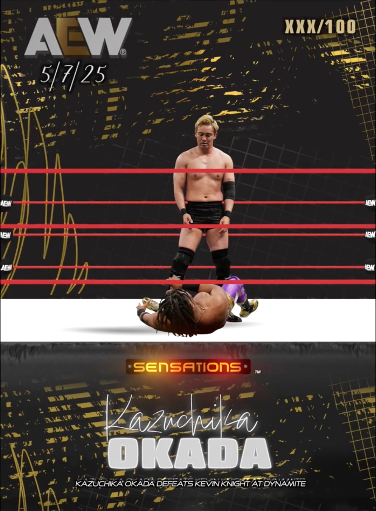5/7/25 – Kazuchika Okada – Kazuchika Okada Defeats Kevin Knight at Dynamite