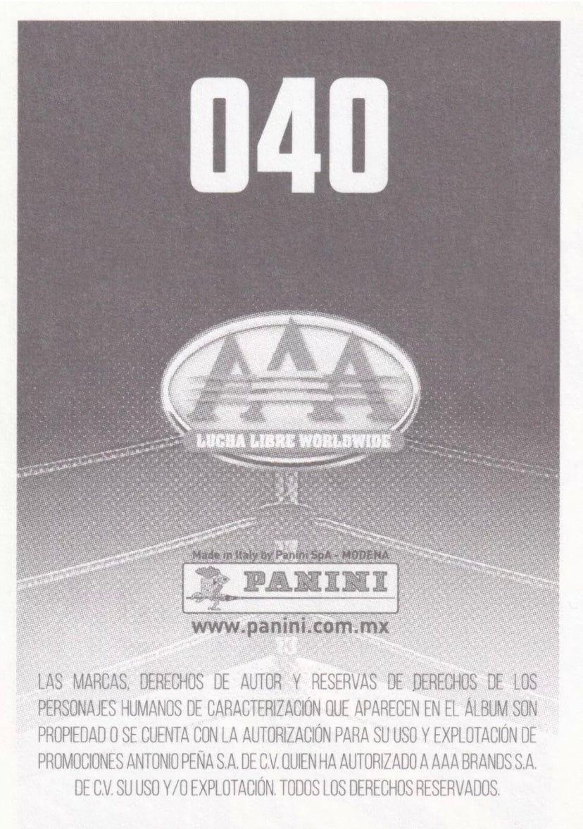 La Parka trading card PW Catalog