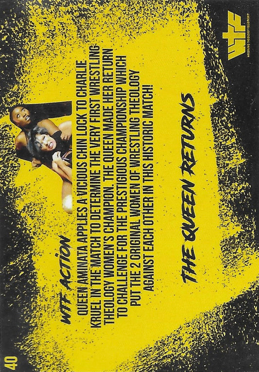 The Queen Returns trading card PW Catalog