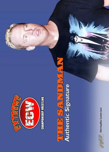 The Sandman – ECW Extreme Championship Wrestling trading card PW Catalog