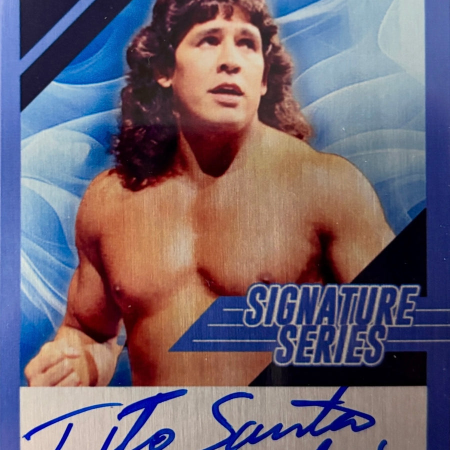 Signature Series – Tito Santana trading card PW Catalog
