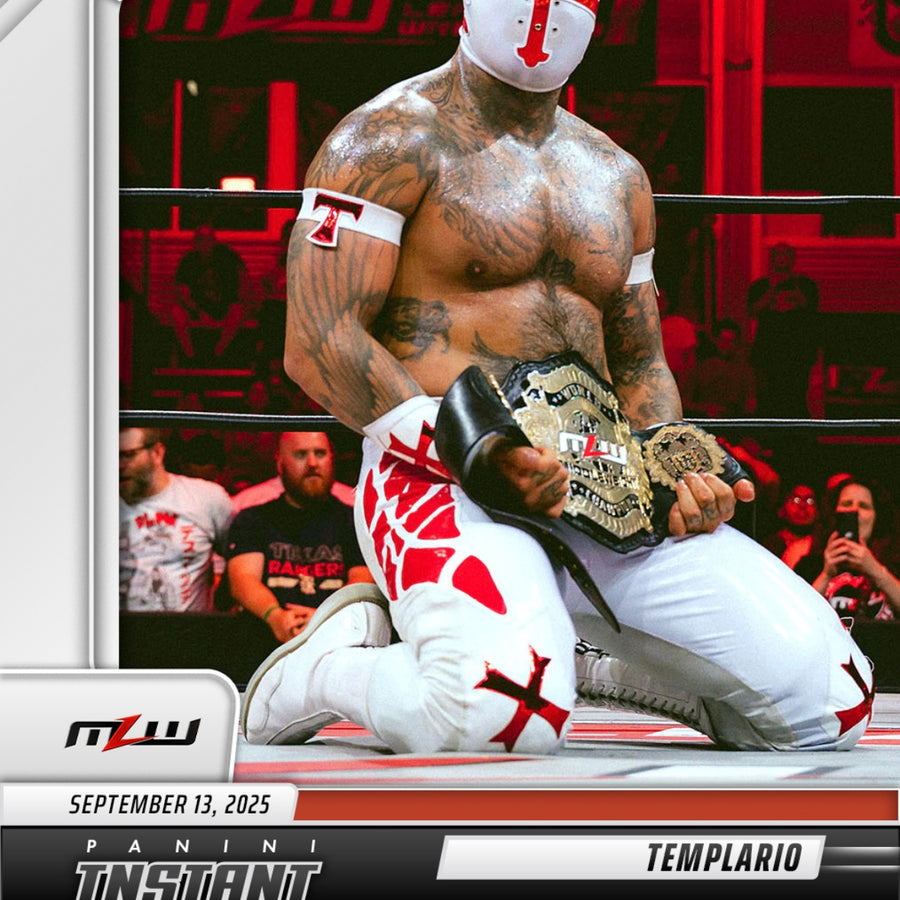Templario – Templario Claims MLW World Middleweight Title trading card PW Catalog