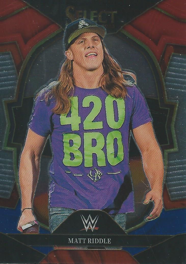 WWE Panini Select 2023 Red/Silver/Blue Matt Riddle #98