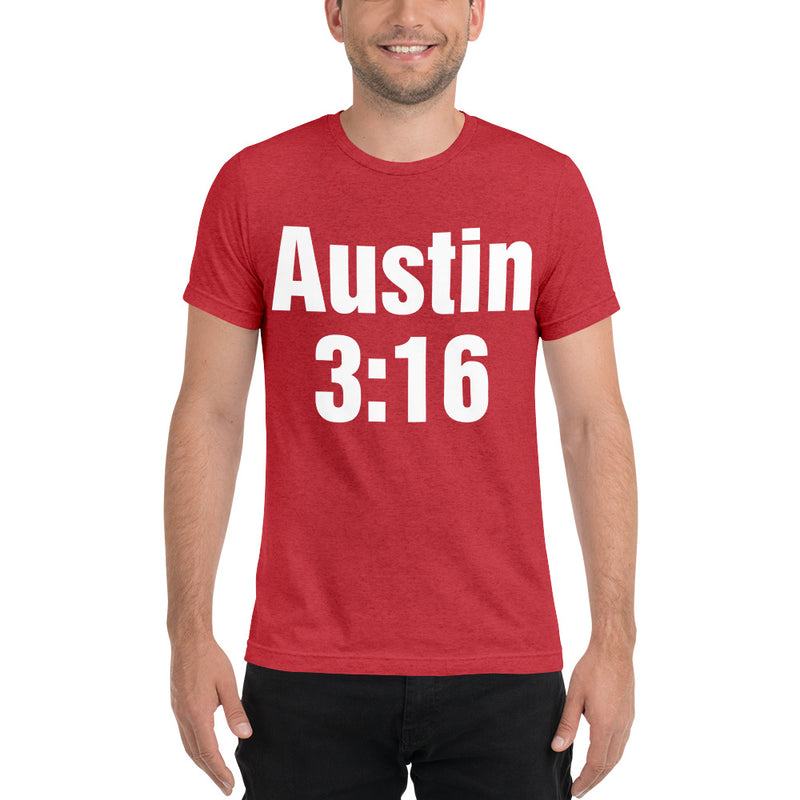 Stone Cold Steve Austin "3:16" Men's Tri-Blend T-Shirt
