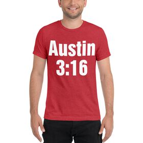 Stone Cold Steve Austin "3:16" Men's Tri-Blend T-Shirt