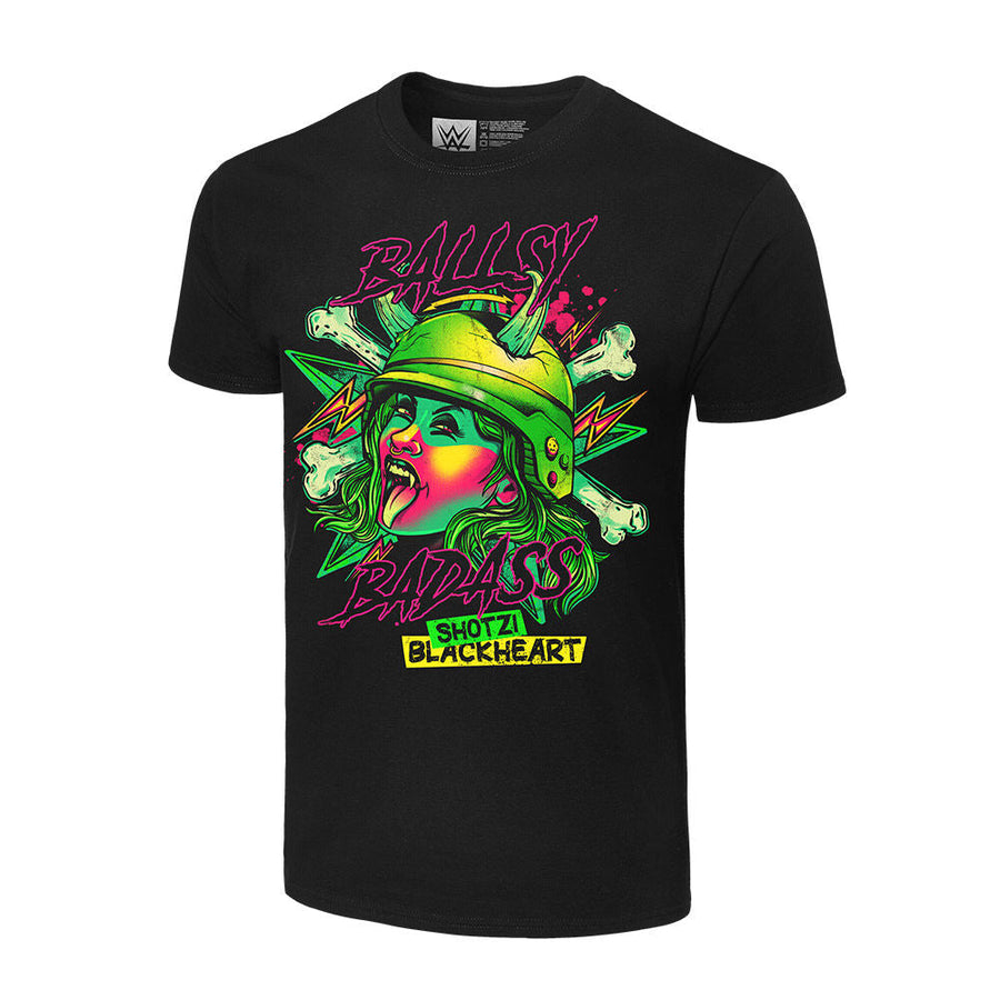 Shotzi Blackheart "Ballsy Badass" Authentic T-Shirt 1
