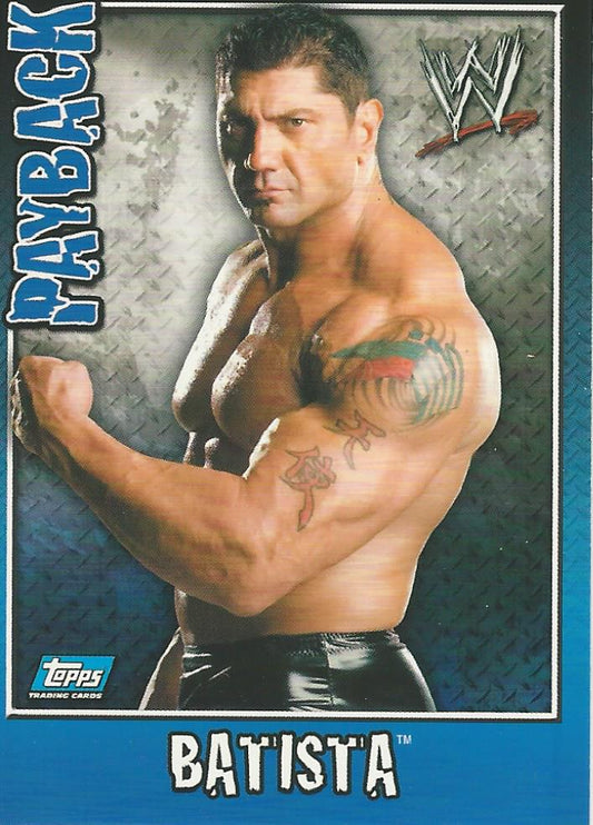 WWE Topps Payback 2006 Batista #40