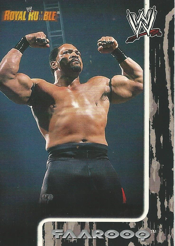 WWE Fleer Royal Rumble 2002 Faarooq #40