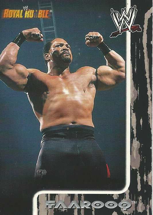 WWE Fleer Royal Rumble 2002 Faarooq #40