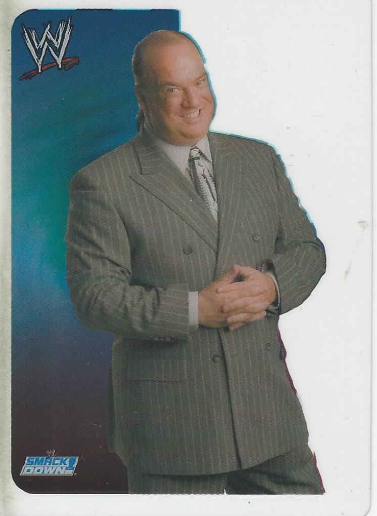 WWE Edibas Lamincards 2004 Paul Heyman #40